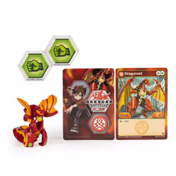 Bakugan , Fusion Dragonoid x Tretorous, Figurine Armored Alliance articulée de 5 cm à collectionner et carte à échanger