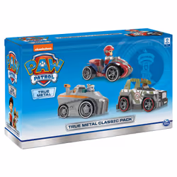 PACK DE 3 VÉHICULES TRUE METAL™ RYDER / EVEREST / TRACKER Paw Patrol (assort), Chine, 172 mm, 54 mm, 105 mm, CE