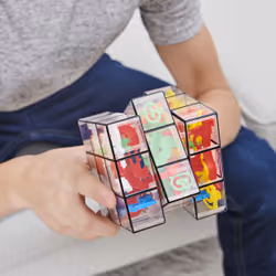 Spin Master Games PERPLEXUS – LABYRINTHE JUNIOR ET RUBIK'S CUBE – Jeu de Casse-Tête Perplexus Rubik's 3x3 – Jouet Hybride Labyrinthe 3D et Rubik's Cube avec Bille – 6055892 – Jouet Enfant 8 Ans et +