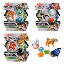 Bakugan , Starter Pack 3 personnages, Fusion Hydorous x Thryno Ultra, Figurines Armored Alliance articulées à collectionner,  ...