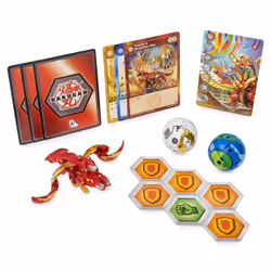 Bakugan , Starter Pack 3 personnages, Fusion Hydorous x Thryno Ultra, Figurines Armored Alliance articulées à collectionner