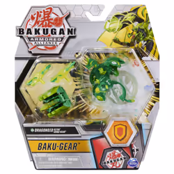 Bakugan Ultra, Ramparian avec équipement Baku-Gear transformable, Figurine Armored Alliance articulée de 7,5 cm à collectionner