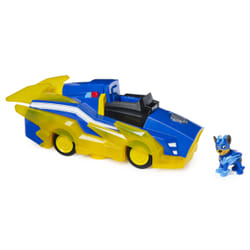 PAW Patrol , Mighty Pups Prêt à foncer, Véhicule de luxe Transforming Vehicle de Chase avec effets sonores et lumineux