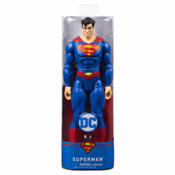 DC Comics DC UNIVERSE SUPERMAN - FIGURINE 30 CM SUPERMAN - Figurine Articulée Superman Deluxe 30 cm - Créez Vos Aventures Et Combats - Figurine de Collection - Jouet pour Enfant 3 Ans Et +