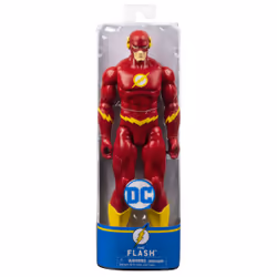 DC Comics The Flash - Figurine Flash 30 Cm - Figurine Flash Articulée 30 Cm - Revivez Les Aventures De l'homme A Grande Vitesse Et des Super Héros - Film The Flash - Jouet Enfant 3 Ans Et +
