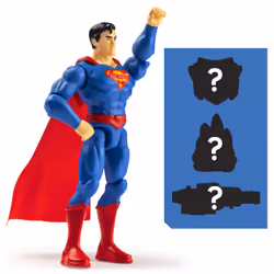 DC Comics DC UNIVERSE - FIGURINE BASIQUE 10 CM - - Figurines Articulées 10 cm À Collectionner Avec 3 Accessoires Mystère Et 1 Mission - 6056331 - Modèle Aléatoire - Jouet Enfant 3 Ans et +