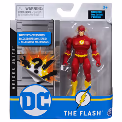 DC Comics DC UNIVERSE - FIGURINE BASIQUE 10 CM - - Figurines Articulées 10 cm À Collectionner Avec 3 Accessoires Mystère Et 1 Mission - 6056331 - Modèle Aléatoire - Jouet Enfant 3 Ans et +