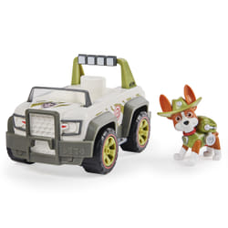 PAW Patrol LA PAT' PATROUILLE - VÉHICULE + FIGURINE TRACKER - Véhicule de 15 cm Avec 1 Figurine À Collectionner Pat' Patrouille - - 6059511 - Jouet Enfant 3 Ans et +