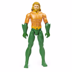 DC Comics Figurine articulée AQUAMAN de 30 cm, Figurine à collectionner, Bandes dessinées
