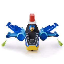 PAW Patrol , Jet to the Rescue, Spiral Rescue Jet de luxe transformable avec effets sonores et lumineux