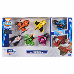 PAW Patrol LA Pat' Patrouille - Pack DE 7 VÉHICULES True Metal Jet to The Rescue - Pack Complet 7 Véhicules en Metal avec Fig ...
