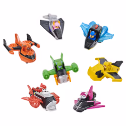 PAW Patrol LA Pat' Patrouille - Pack DE 7 VÉHICULES True Metal Jet to The Rescue - Pack Complet 7 Véhicules en Metal avec Figurines Mission Voltige - 6058354 Jouet Enfant 3 Ans et +