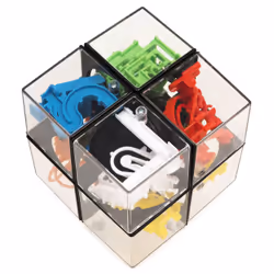 Spin Master Games PERPLEXUS – LABYRINTHE JUNIOR ET RUBIK'S CUBE – Jeu de Casse-Tête Perplexus Rubik's 2x2 Avec 100 Obstacles– Jouet Hybride Labyrinthe 3D et Rubik's Cube avec Bille – 6058355 – Jouet Enfant 8 Ans et +