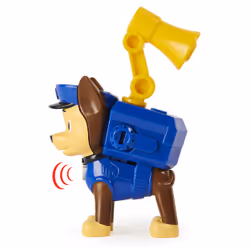 PAW Patrol , Figurine à collectionner Chase Action Pack avec effets sonores, pour les enfants à partir de 3 ans