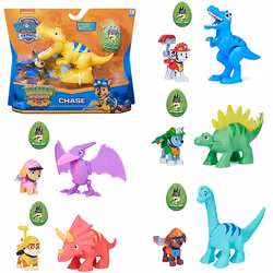 PAW Patrol La Pat' Patrouille - 6058512 - Jeu Jouet enfant - Pack 2 Figurines Dino Rescue - Figurines - Modèles Aléatoires