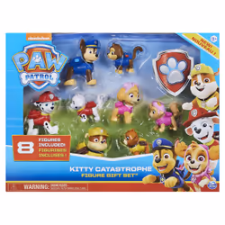 PAW Patrol LA PAT' PATROUILLE - MULTIPACK FIGURINES D'ACTION - Coffret de 8 Figurines Chiots Et Chatons Pat' Patrouille - - 6 ...
