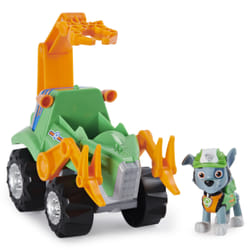 PAW Patrol LA PAT' PATROUILLE - VÉHICULE + FIGURINE ROCKY DINO RESCUE - Véhicule Avec 1 Figurine Et 1 Dinosaure Mystère À Collectionner Pat' Patrouille - - 6059525 - Jouet Enfant 3 Ans et +