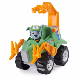 PAW Patrol LA PAT' PATROUILLE - VÉHICULE + FIGURINE ROCKY DINO RESCUE - Véhicule Avec 1 Figurine Et 1 Dinosaure Mystère À Collectionner Pat' Patrouille - - 6059525 - Jouet Enfant 3 Ans et +