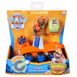 PAW Patrol LA PAT' PATROUILLE - VÉHICULE + FIGURINE ZUMA DINO RESCUE - Véhicule Avec 1 Figurine Et 1 Dinosaure Mystère À Collectionner Pat' Patrouille - - 6059524 - Jouet Enfant 3 Ans et +
