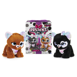 Present Pets PELUCHE INTERACTIVE RAINBOW GLITTER – Peluche Chien Surprise à Découvrir avec Modèle Aléatoire – Chien Interactif avec Effets Sonores et Mouvements – 6059159 – Jouet Enfant 5 Ans et +