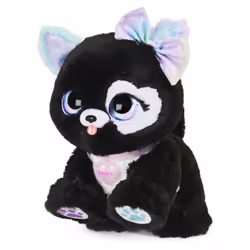 Present Pets PELUCHE INTERACTIVE RAINBOW GLITTER – Peluche Chien Surprise à Découvrir avec Modèle Aléatoire – Chien Interactif avec Effets Sonores et Mouvements – 6059159 – Jouet Enfant 5 Ans et + - Vue supplémentaire 4
