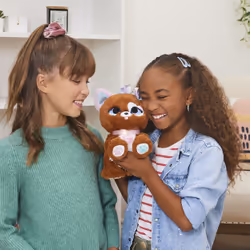 Present Pets PELUCHE INTERACTIVE RAINBOW GLITTER – Peluche Chien Surprise à Découvrir avec Modèle Aléatoire – Chien Interactif avec Effets Sonores et Mouvements – 6059159 – Jouet Enfant 5 Ans et + - Vue supplémentaire 5