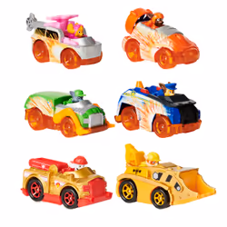 PAW Patrol LA PAT' PATROUILLE – PAT' PATROUILLE TRUE METAL – Coffret de 6 voitures True Metal Pat' Patrouille – – 6059232 – Jouet Enfant 3 Ans et +