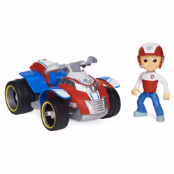 PAW Patrol LA PAT' PATROUILLE - VÉHICULE + FIGURINE RYDER - Véhicule de 15 cm Avec 1 Figurine À Collectionner Pat' Patrouille ...