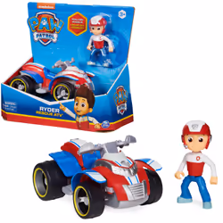 PAW Patrol LA PAT' PATROUILLE - VÉHICULE + FIGURINE RYDER - Véhicule de 15 cm Avec 1 Figurine À Collectionner Pat' Patrouille - - 6060755 - Jouet Enfant 3 Ans et +