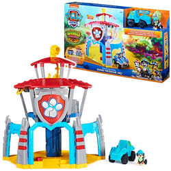 PAW Patrol LA PAT' PATROUILLE – PLAYSET QUARTIER GENERAL PAT' PATROUILLE – Univers Jouet Avec Effets Sonores Dino Rescue avec Figurines Dinosaure et Rex – 6059295 – – Jouet Enfant 3 Ans et +