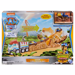 PAW Patrol La Pat' Patrouille - 6059297 - Jeu Jouet enfant - Playset T-Rex True Metal Dino Rescue -