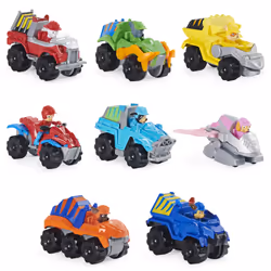 PAW Patrol Pack De 8 Vehicules True Metal Dino Rescue, 3 an(s)