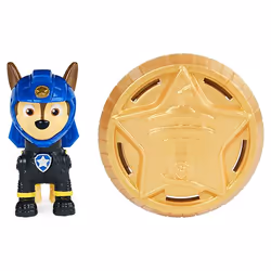 PAW Patrol LA PAT' PATROUILLE - FIGURINES PAT' PATROUILLE MOTO PUPS - Figurine Avec Badge De Policier À Collectionner Moto Pups Pat' Patrouille - - 6059490 - Jouet Enfant 3 Ans et + Modèle Aléatoire