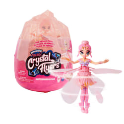 Hatchimals - FÉE VOLANTE PIXIES CRYSTAL FLYERS - Fée Volante Magique A Diriger Avec La Main - Couleur Rose - 6059523 - Jouet Enfant 6 Ans Et +