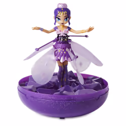 Hatchimals - FÉE VOLANTE PIXIES CRYSTAL FLYERS - Fée Volante Magique A Diriger Avec La Main - Couleur Violette - 6059634 - Jouet Enfant 6 Ans Et +