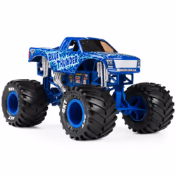 Monster Jam , Monster truck Blue Thunder officiel, véhicule en métal moulé à collectionner, échelle 1:24