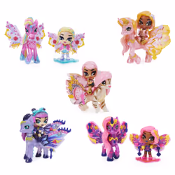 Hatchimals - PIXIES RIDERS WILDER WINGS SAISON 9 - Figurines à collectionner Fées Avec Ailes Magiques - Jouet enfant 5 Ans et + - 6059691 - Modèle aléatoire