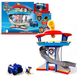 PAW Patrol Pat Patrouille – Quartier Général Pat Patrouille – Playset Complet avec Tour de Contrôle, Toboggan, Ascenseur, Figurine et Véhicule Chase – 6060007 – Jouet Enfant 3 Ans et +