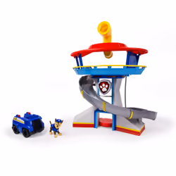 PAW Patrol Pat Patrouille – Quartier Général Pat Patrouille – Playset Complet avec Tour de Contrôle, Toboggan, Ascenseur, Figurine et Véhicule Chase – 6060007 – Jouet Enfant 3 Ans et + - Vue supplémentaire 6