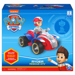 PAW Patrol , Rescue ATV de Ryder avec figurine à collectionner, pour les enfants à partir de 3 ans