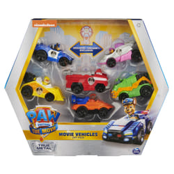 PAW Patrol Coffret de 6 Véhicules Die-Cast du Film Dont 2 Exclusifs La Pat' Patrouille