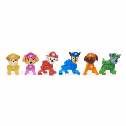 PAW Patrol Mini Figures Gift Pack du film avec 6 figurines à collectionner, 3 an(s), Multicolore