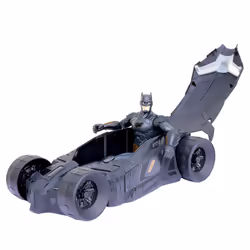 DC Comics Batman - Pack Batmobile + Figurine Batman 30 Cm - - Véhicule Batmobile Et Figurine Articulée 30 Cm - Jouet Enfant 4 Ans Et +