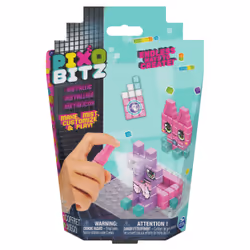 Spin Master Pixobitz , Pack Métallisé avec 156 perles exclusives à fusionner à l'eau, Décos et accessoires, Créations 3D et 2D sans chauffer, Jouets d'art pour enfant - Vue supplémentaire 8
