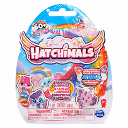 Hatchimals - PACK DE 1 FAMILLE SURPRISE 1 ENFANT - Figurine Surprise à Collectionner Thème Famille - 6064820 - Jouet enfant 5 Ans et + - Modèle Aléatoire