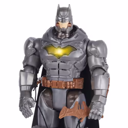 DC Comics BATMAN - Figurine Batman Deluxe 30 Cm - Figurine Articulée Batman 30 Cm - Avec Effets Sonores Et Lumineux - 5 Accessoires - Créez Vos Aventures Et Combats - Jouet Enfant 3 Ans Et + - Vue supplémentaire 5
