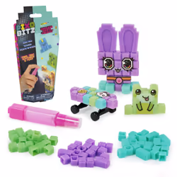 Spin Master Pixobitz - STARTER PACK DELUXE - Coffret Pixel Art Avec 270 Bitz, Décorations Accessoires Modèles - Personnages A ...