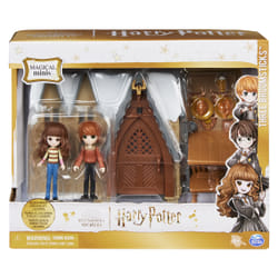 Wizarding World HARRY POTTER - PLAYSET LES TROIS BALAIS MAGICAL MINIS - Coffret Univers Magique Auberge Les Trois Balais Avec 2 Figurines Exclusives Et 5 Accessoires - Jouet Enfant 6 ans et +