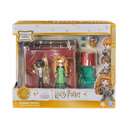 Wizarding World HARRY POTTER - PLAYSET COURS DE DIVINATION MAGICAL MINIS - Coffret Univers Magique Cours De Divination Avec 2 Figurines Exclusives Et 6 Accessoires - Jouet Enfant 6 ans et +