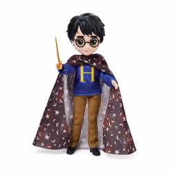 Wizarding World HARRY POTTER - COFFRET POUPÉE 20 CM + ACCESSOIRES HARRY POTTER - Poupée figurine Articulée Harry Potter 20 cm - Cape D'Invisibilité, 2 Tenues & 5 Accessoires - Jouet Enfant 6 ans et + - Vue supplémentaire 7